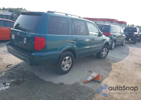 2003 Honda Pilot Ex-L z USA, uszkodzony, nr VIN 2HKYF18593H511463